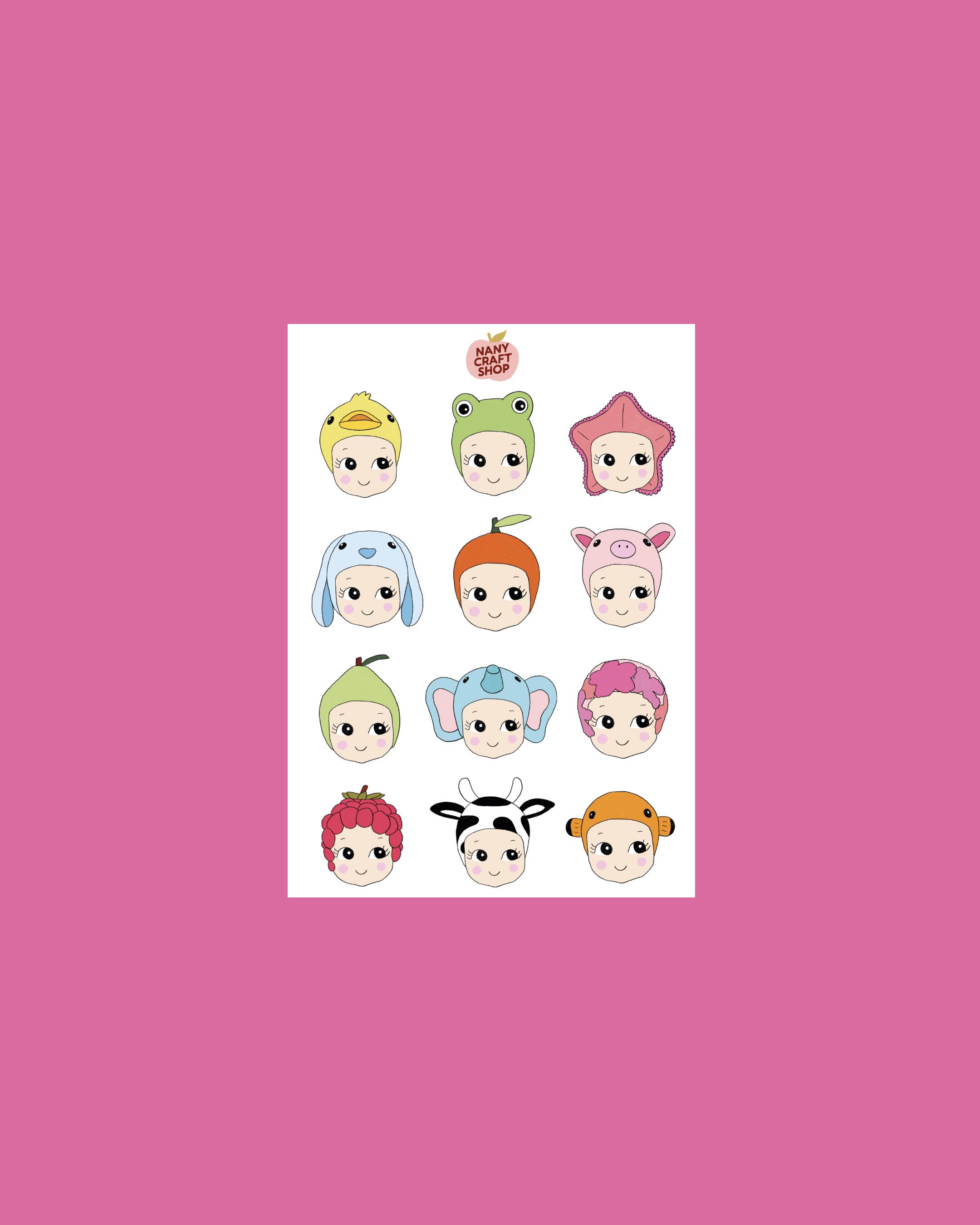 Nany Craft Shop - Wholesale Sticker - Baby Board A6