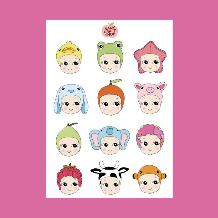 Nany Craft Shop - Wholesale Sticker - Baby Board A60