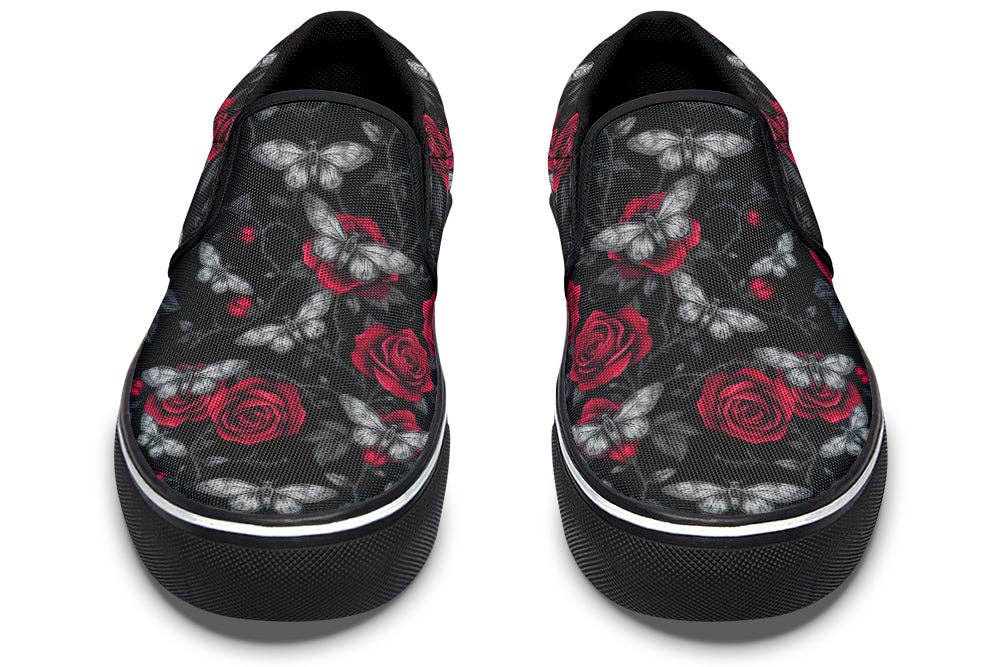 Witchwood Bags - Wholesale Slip On Sneakers - Women's - Slip On Shoes - Moth Roses1