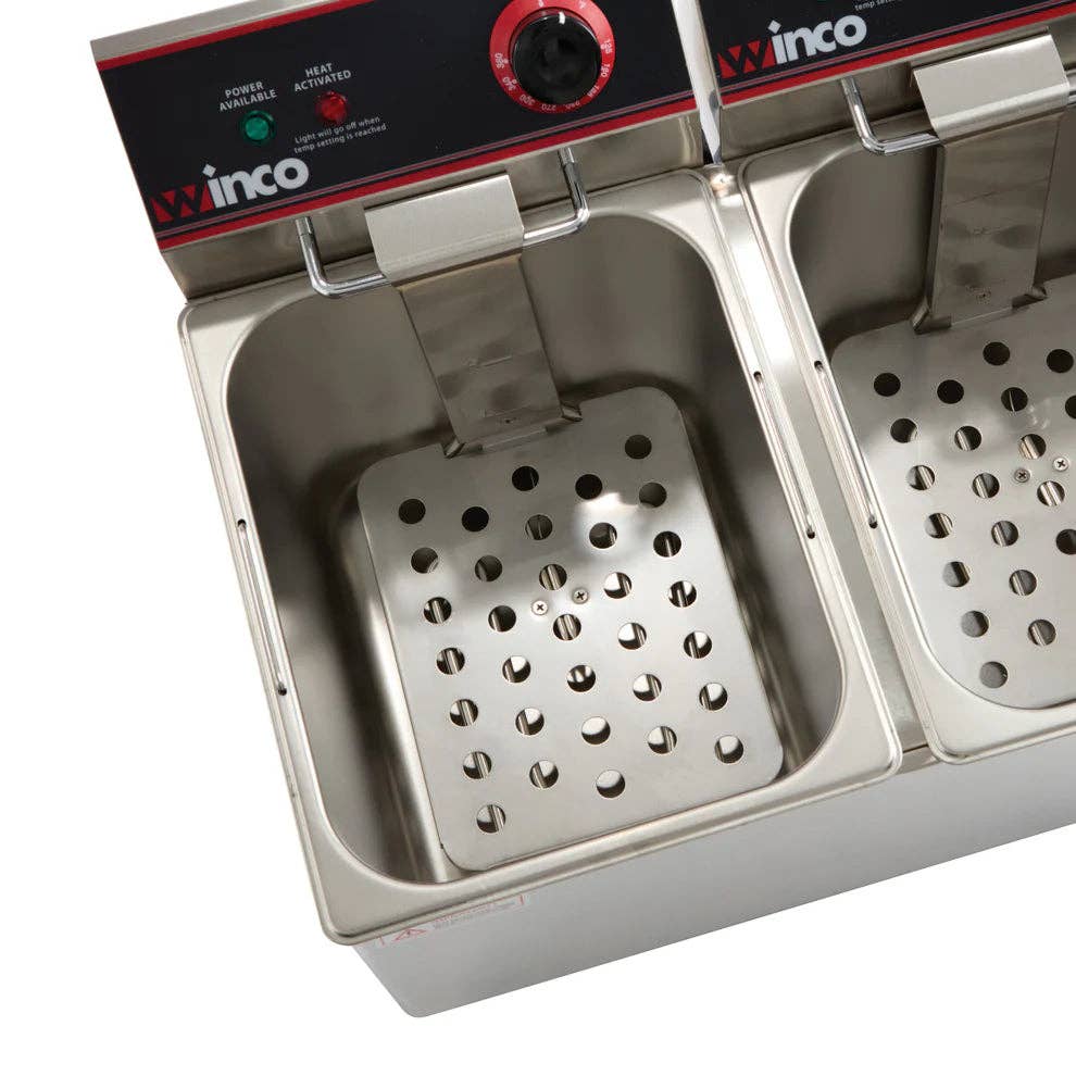 EcoQuality - Wholesale Kitchen Appliance - EFS-16/32, 16-32Lb, 120V Single & Twin Well Electric Fryer3