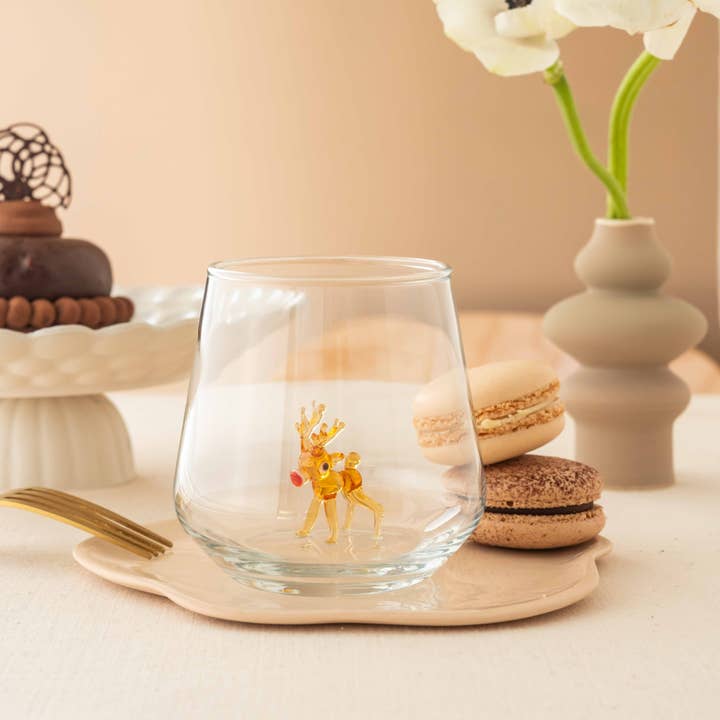 Deer Glass Amber (Hirsch) for wholesale by Minizoo