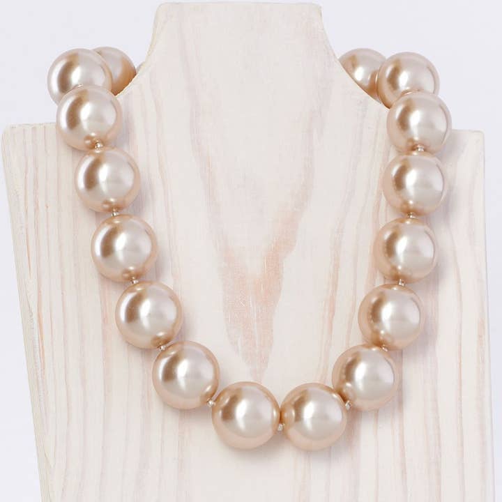 Champagne Necklace for wholesale by Hot Girls Pearls-Freezable Cooling Jewelry