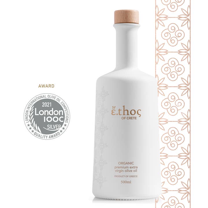 E.thos of Crete Private Selection Organic EVOO for wholesale by E.thos of Crete