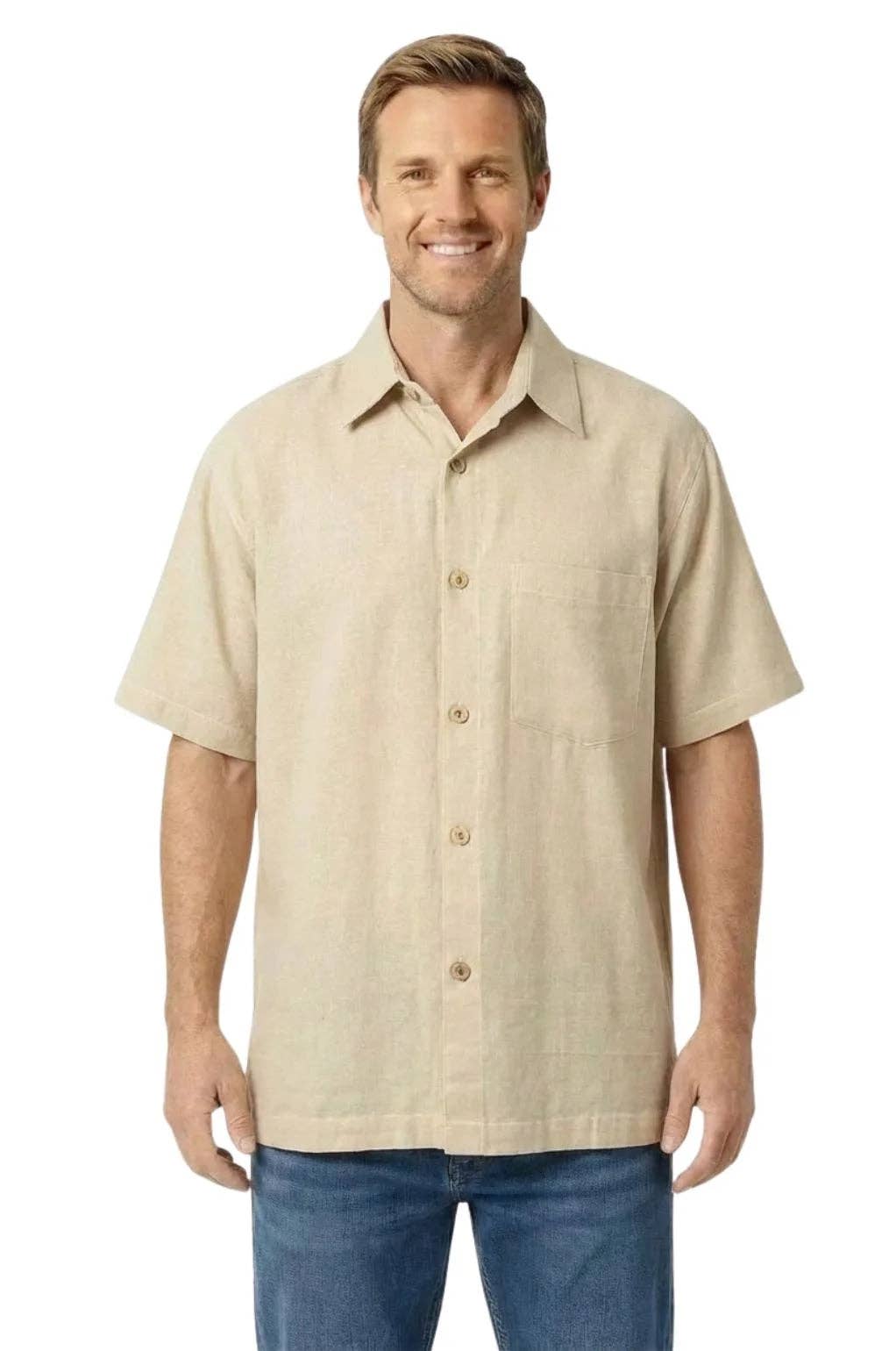 Ark Imports - Wholesale Button Down Shirt - Men's - Solid Button Shirt0