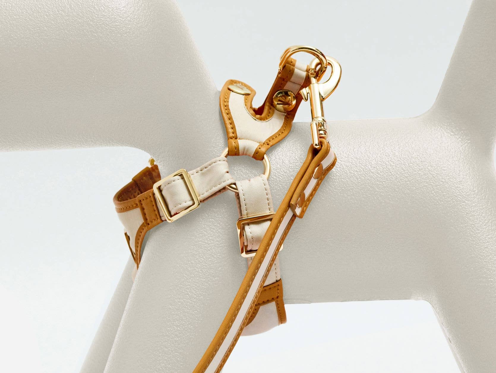 The V.I.PUP Collection - Wholesale Pet Harness - Dog - Denim Victorian 88 & Gold Harness3