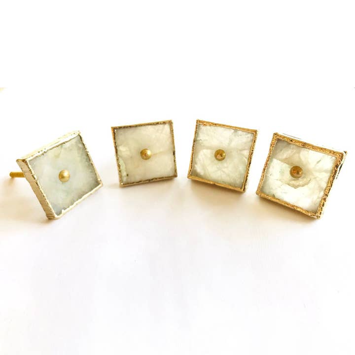 Set of 4 Square White Agate Classic Vintage Finish Cabinet Drawer Pull Dresser Handle Knobs and other Purchase Wholesale drawer handles. Free Returns & Net 60 Terms on Faire trending on Faire.