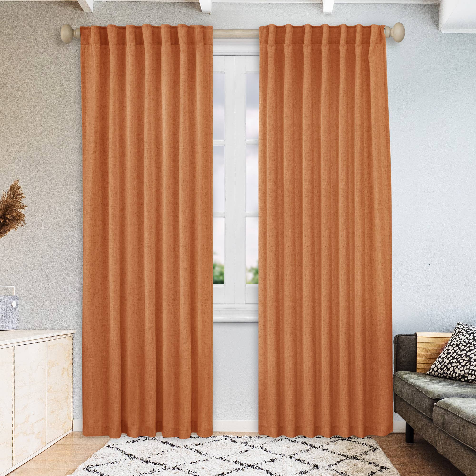 Awesome Home – Engroshandel Gardin – Gardiner i linnedblanding med let filtrering (2 paneler)21