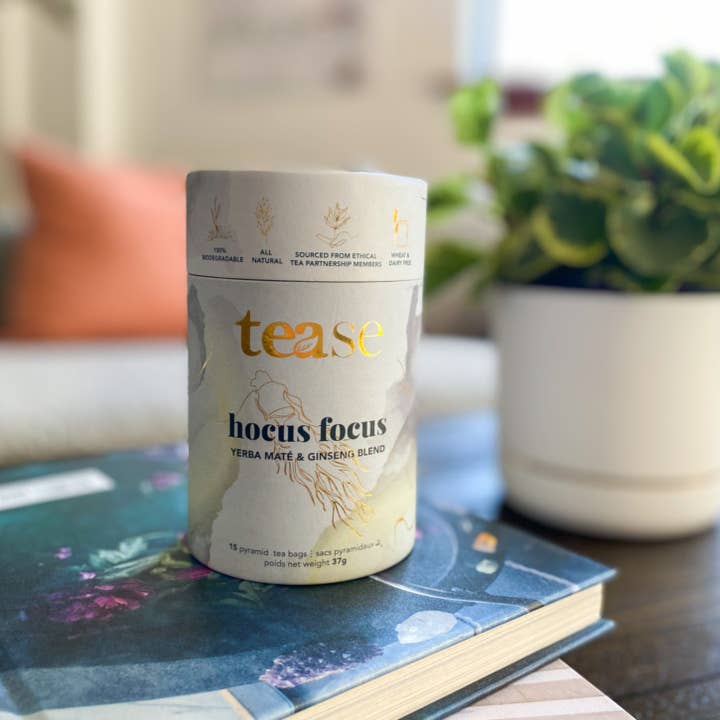 Tease | Wellness Tea Blends + Accessories - Wholesale Gezondheid/Detox thee - Focus & Flow Adaptogene Ginseng + Ginkgo Superfood Theemelange4