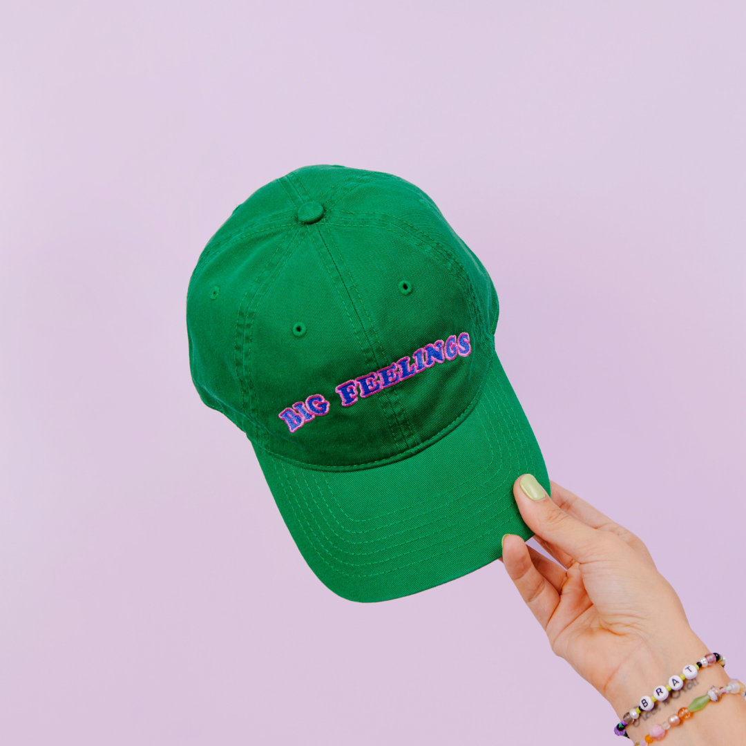 Party Mountain Paper co. - Wholesale Baseball Cap - Unisex - Big Feelings Baseball Dad Hat2