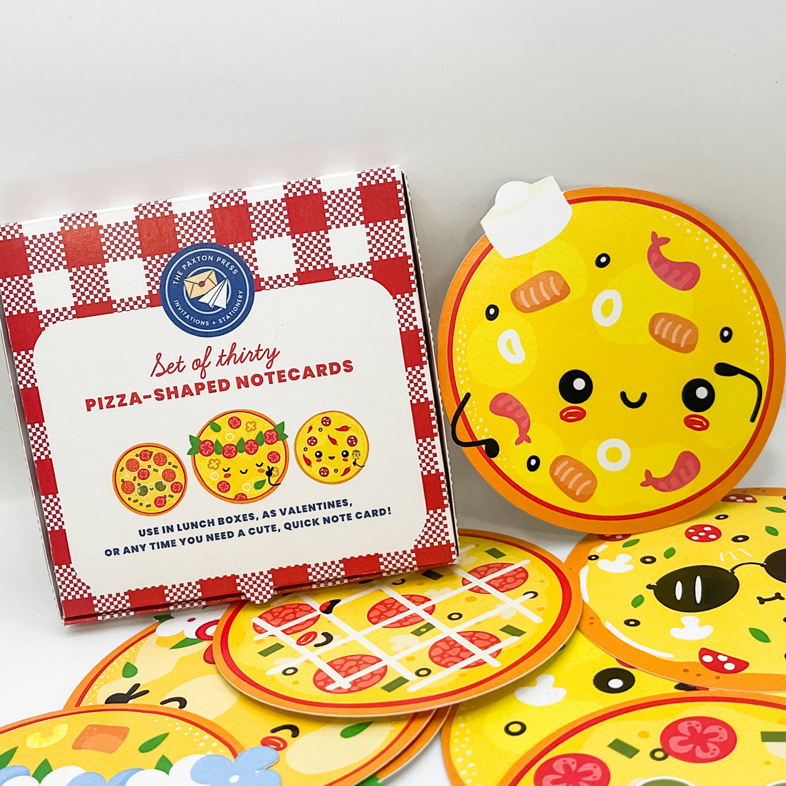 The Paxton Press - Wholesale Stationery/Notecard Set - Box of Pizza Notecards6