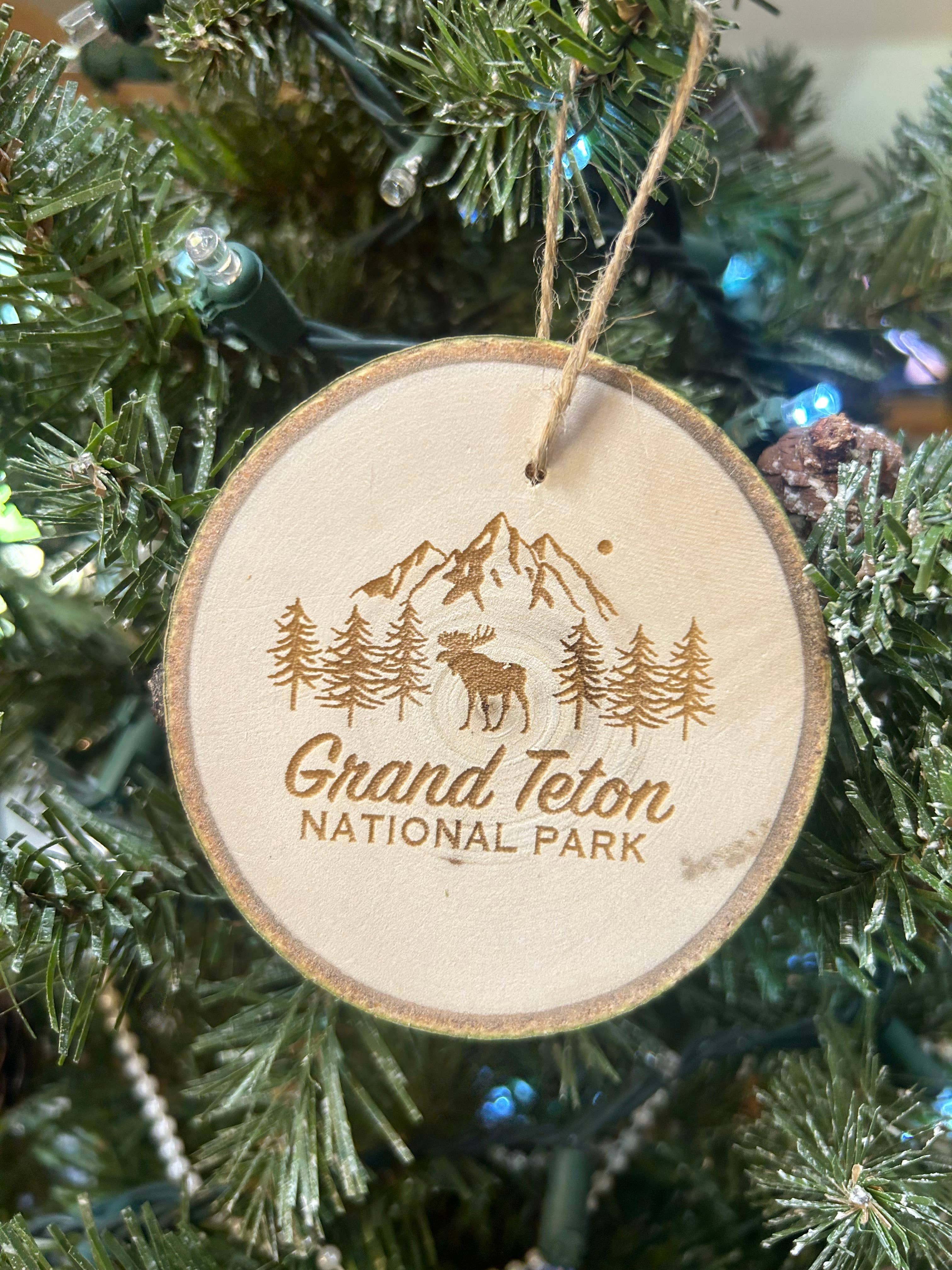 Parks Art Collection - Wholesale Ornament - Grand Teton National Park Ornament, Jackson Hole, Tetons3