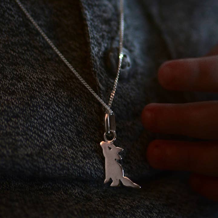 Collar cub en plata de ley para venta al por mayor de RoxyLab