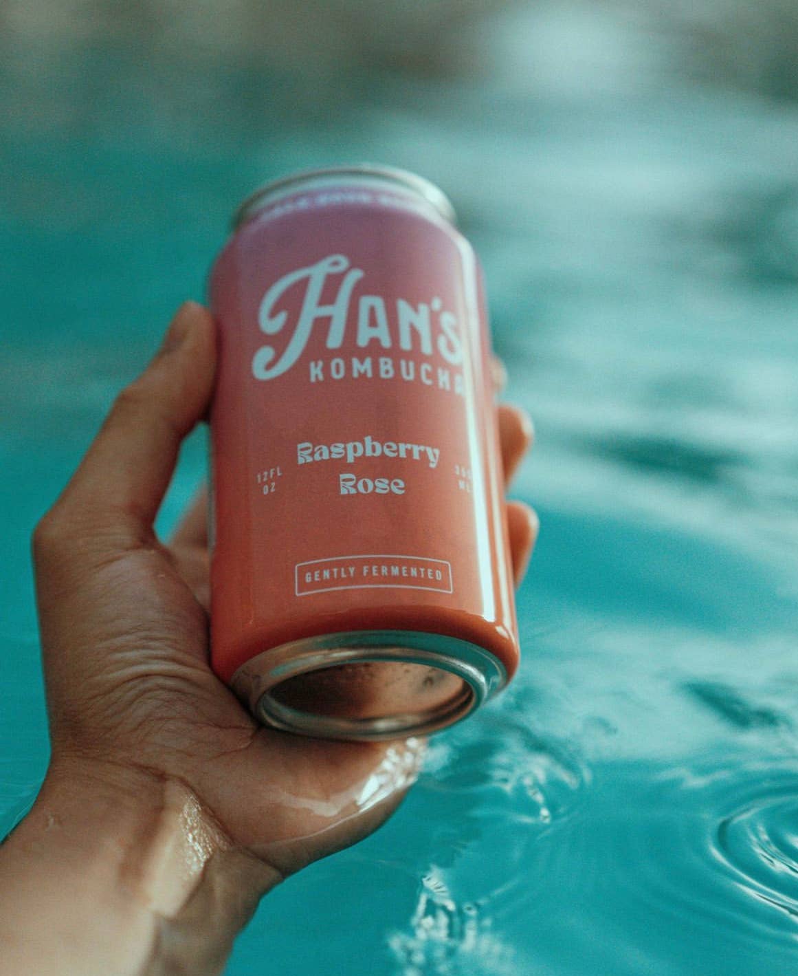 Han's Kombucha by HK Brewing Collective - Wholesale Kombucha - Raspberry Rose Kombucha3
