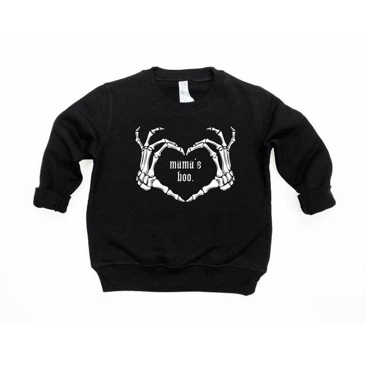 Mama's Boo Skeleton Heart Hands Trui voor wholesale door SBG Co.
