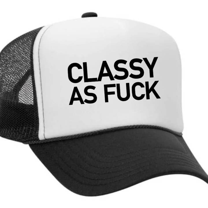 Sombrero de camionero Classy As Fuck para venta al por mayor de Inappropriate Trucker Hats