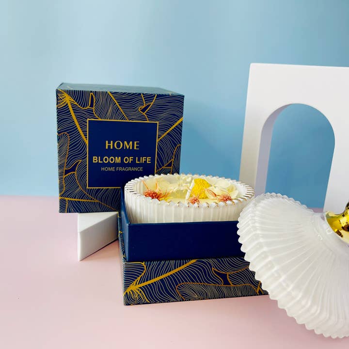 Carol Cao - Wholesale Jar/Filled Candle - Warm and Cozy Candle Rose Jar Candle Handmade Candle Jar4