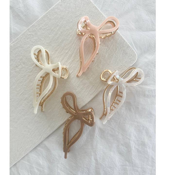 Bågformad acetat och metallisk hårklämma (CIRO) för wholesale av LoveLina