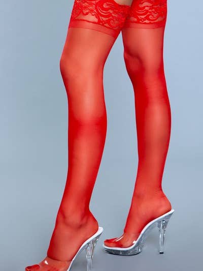 BeWicked - Wholesale Stockings - Women's - 1919 Lace Over It Thigh Highs11