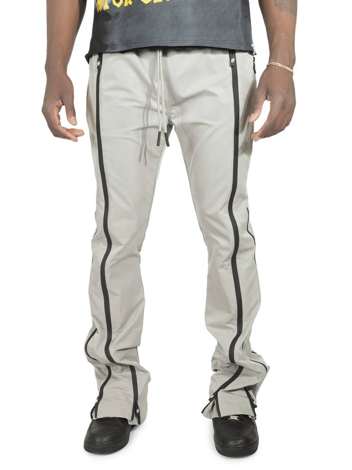 F1736 Zerelly Nylon Pants - Gray for wholesale by Makobi