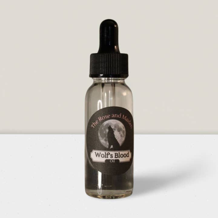 Wolf's Blood Oil for wholesale by The Rose and Maiden