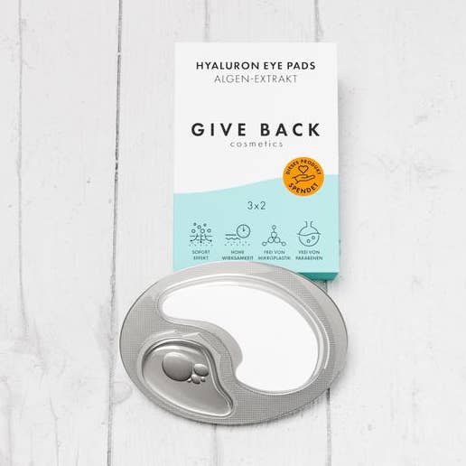 Augenpads Algen-Extrakt - 3er Pack - SOZIALE PROJEKTE für den Großhandel von GIVE BACK Cosmetics