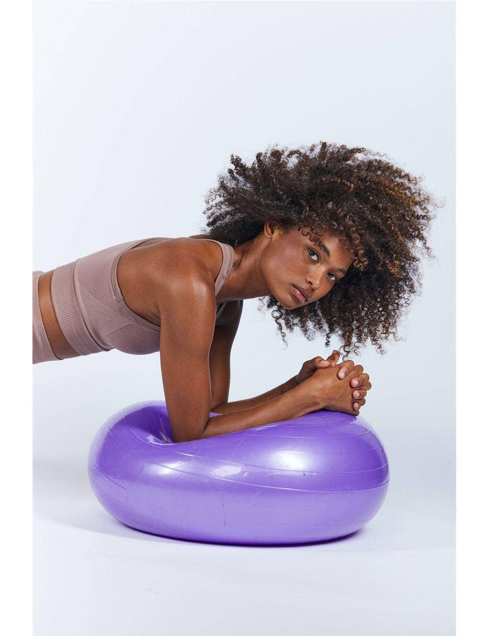 Mauve Balance Donut Pillow for wholesale on Faire