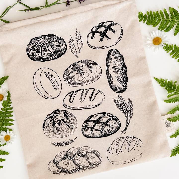 Bread Storage Bag/ Loaves of Bread/Lined Bag for wholesale by Your Green Kitchen