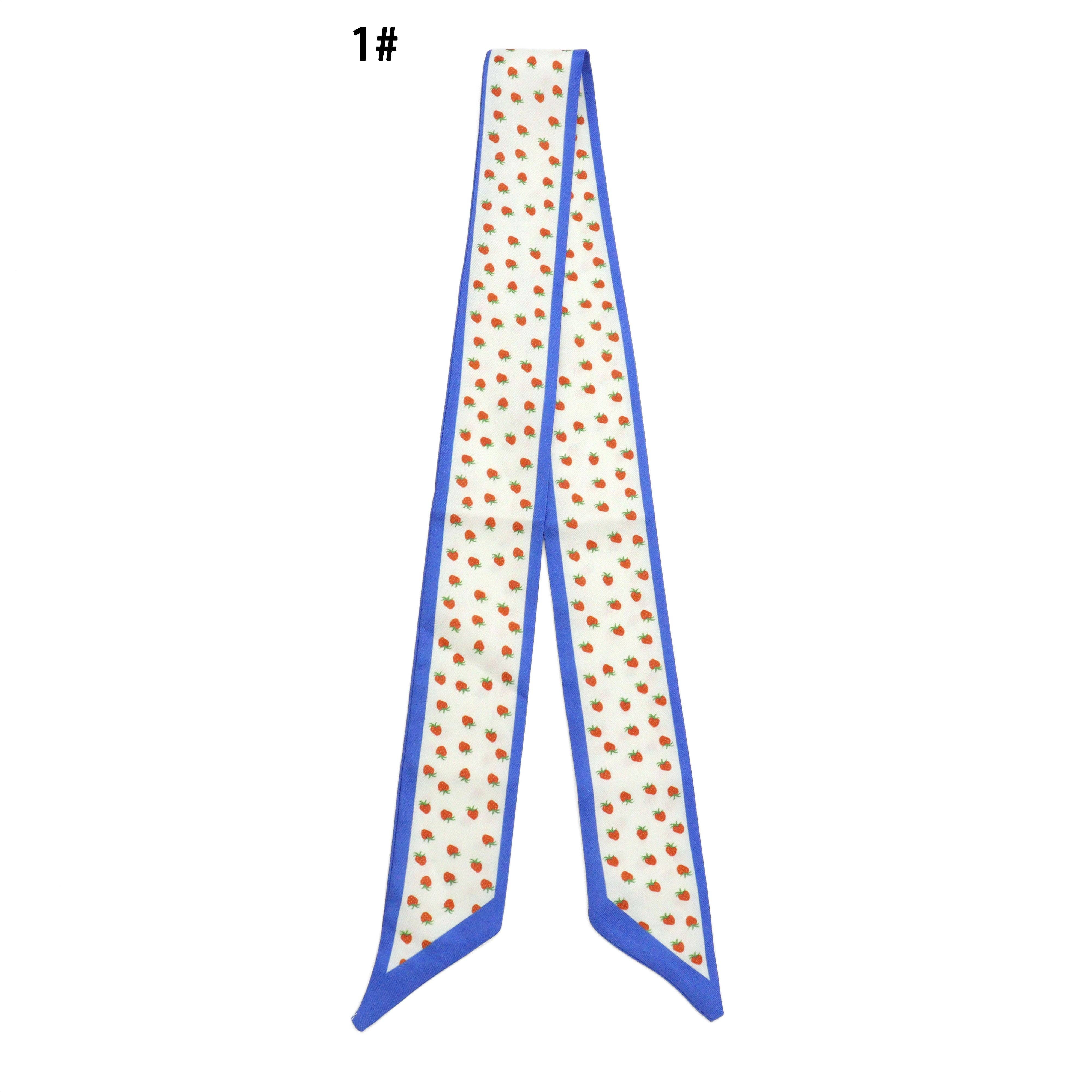 BestBeads&Beyond - Wholesale Scarf – Women's - 15 Asssorted colors Narrow scarf for scarf necklace making, hair&bag scarves accessories, EF8241