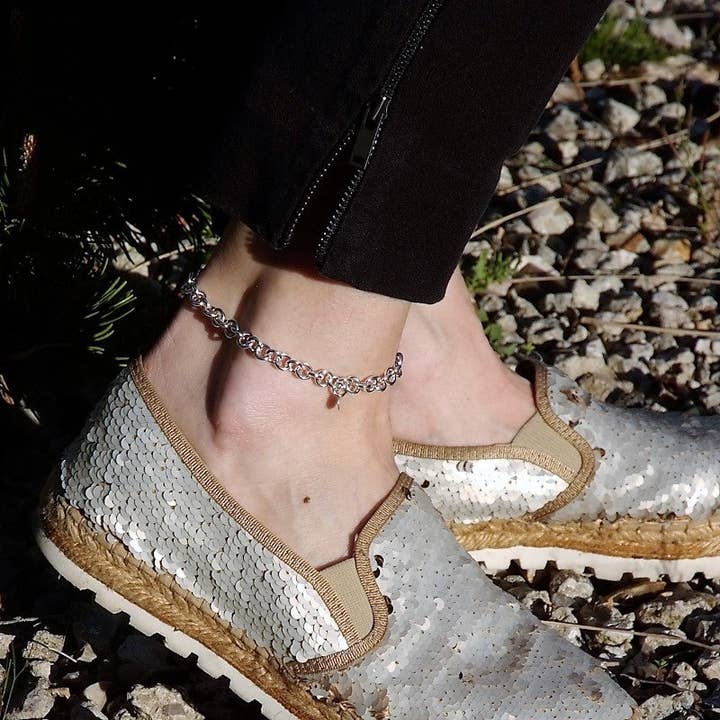 KALLIO Knöchelketten Einzelstück L Ø 1,5 cm für den Großhandel von Linkki Jewels