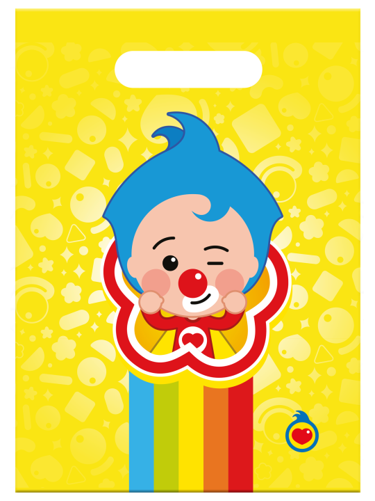 Dream Party - Wholesale Favor Bags - 6 Rectangular Bags Clown Plim Plim0