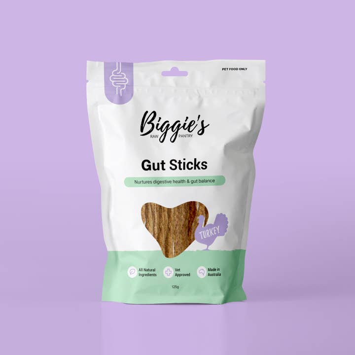 Gut Sticks (Darmgesundheit) für den Großhandel von Biggie's Raw Pantry