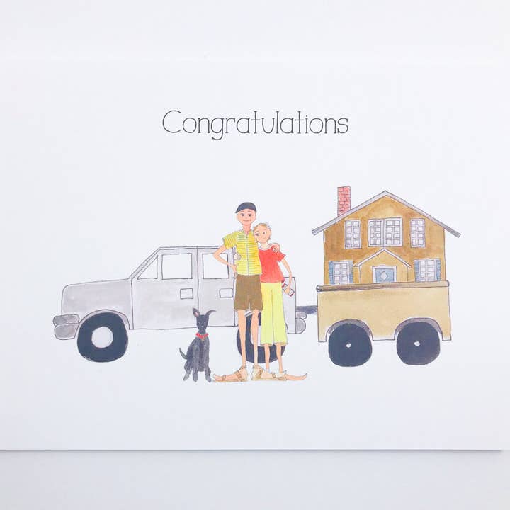 Congratulations New House Card for wholesale by Andi’s People