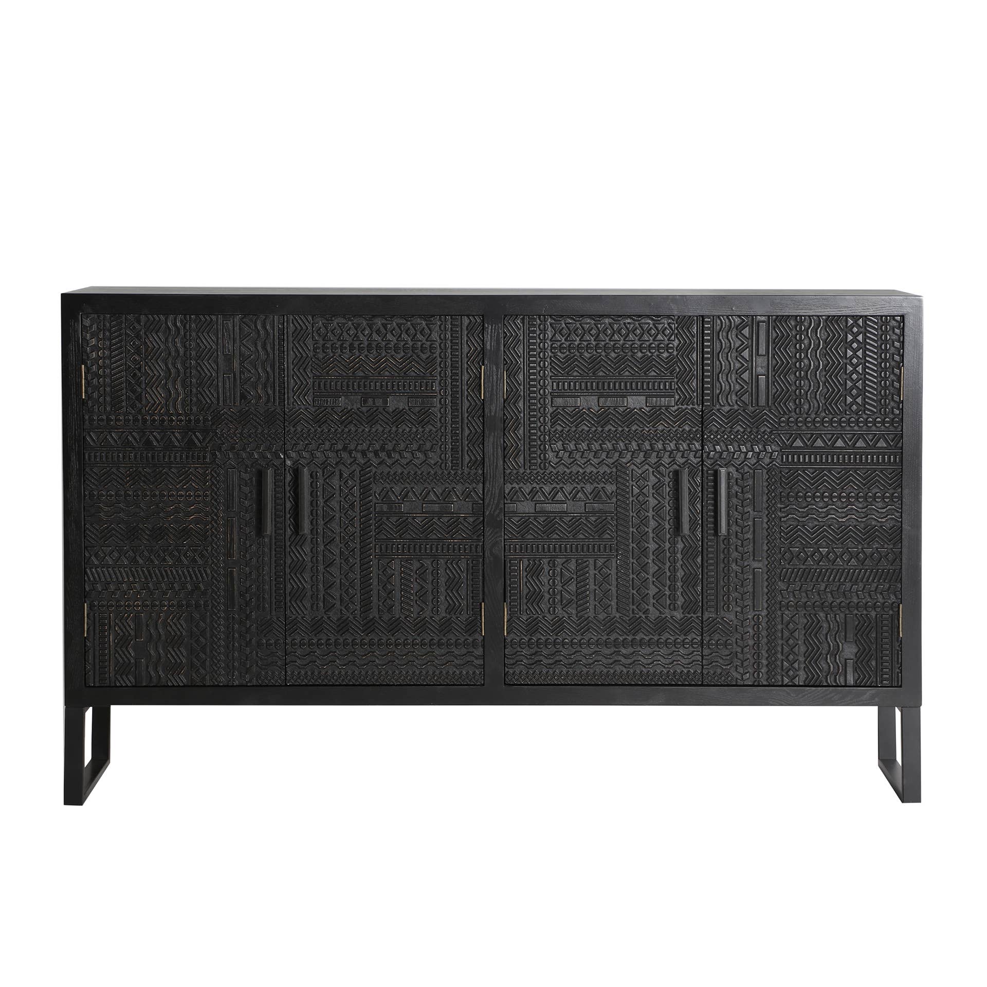 Kodu - Wholesale Sideboard - Buffet, In Ash Wood, In Grey/Black Color4