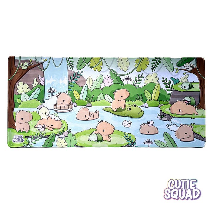 Capybaras | Schreibtischunterlage für den Großhandel von CutieSquad