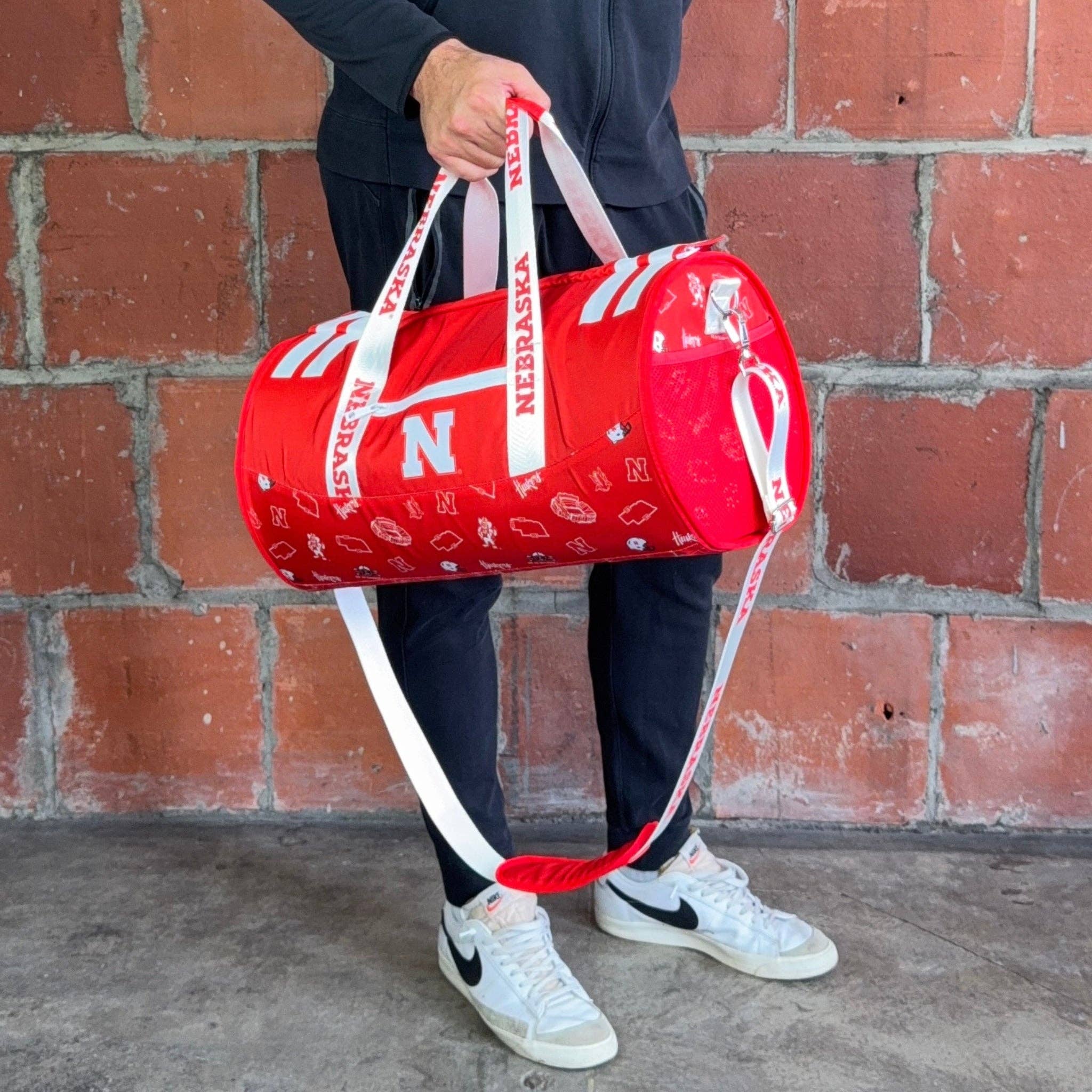 Varsity Cooler - Wholesale Cooler/Cooler Bag - University of Nebraska Duffle Cooler9