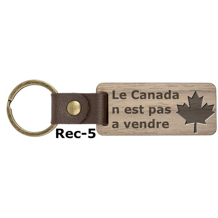 Imagine Imports - Wholesale Keychain - Unisex - Canada is not for sale keychain6