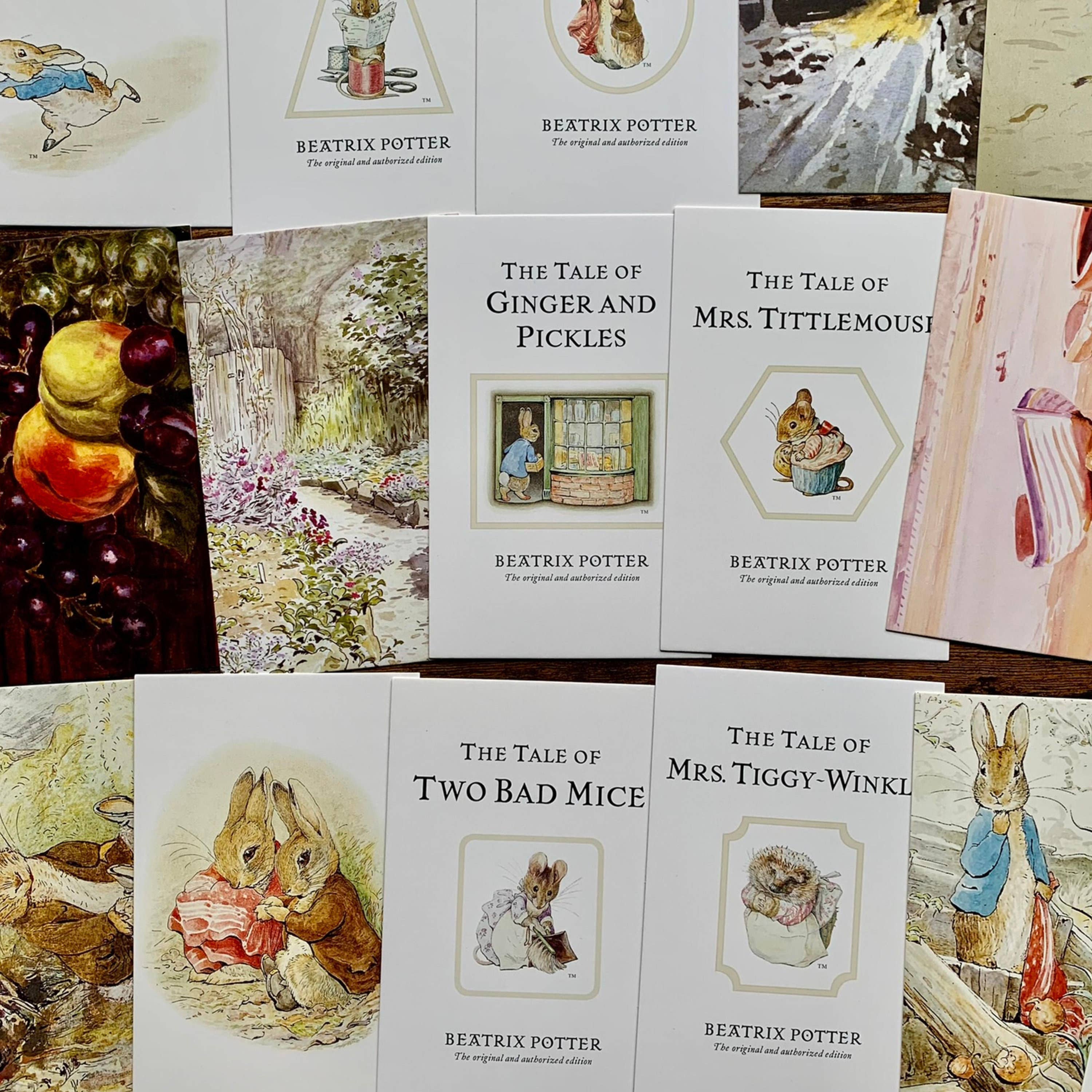 Magnifique Hearts - Wholesale Postcard Set - The World Of Peter Rabbit Postcards Art - Lucky Dip 10/20/300