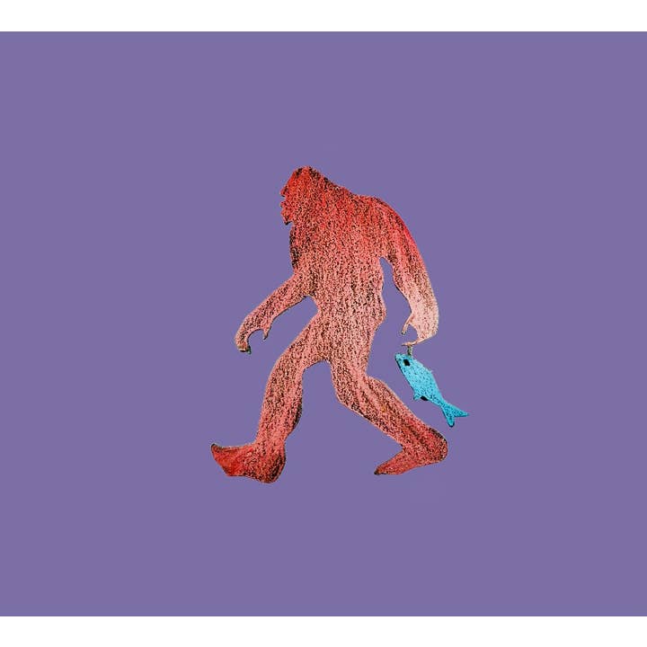 Whimsies - Wholesale Magnet - Bigfoot Magnet Yeti fish magnet lodge gift Colorado Souvenir