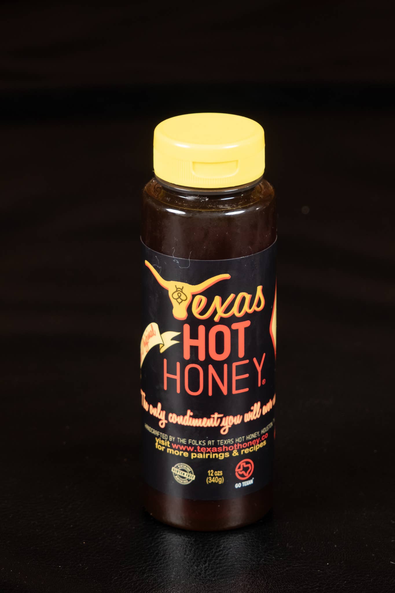 Texas Hot Honey - Wholesale Pikante saus - Texas Hot Honey (DE ORIGINELE) 12 oz Fles (Doos van 9)2