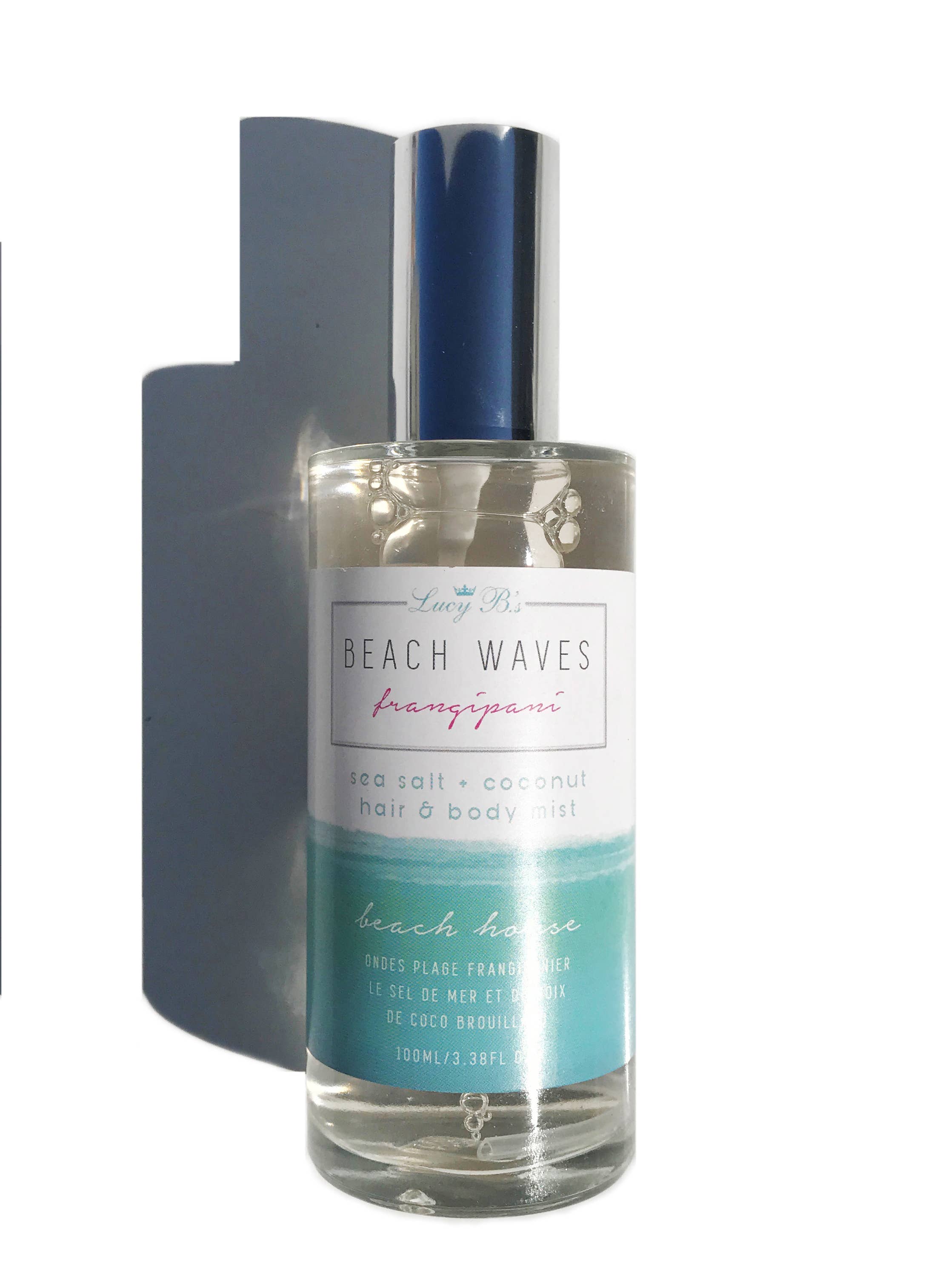 Hydra Bloom Beauty - Vente Brume/eau visage et corps - Brume salée Frangipanier Beach Waves pour cheveux et corps6