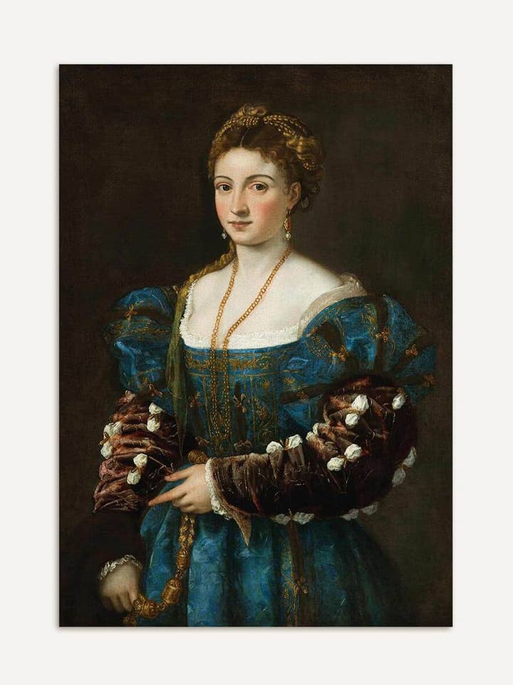 La Bella – Renaissance Porträt für den Großhandel von Modern Antique Prints