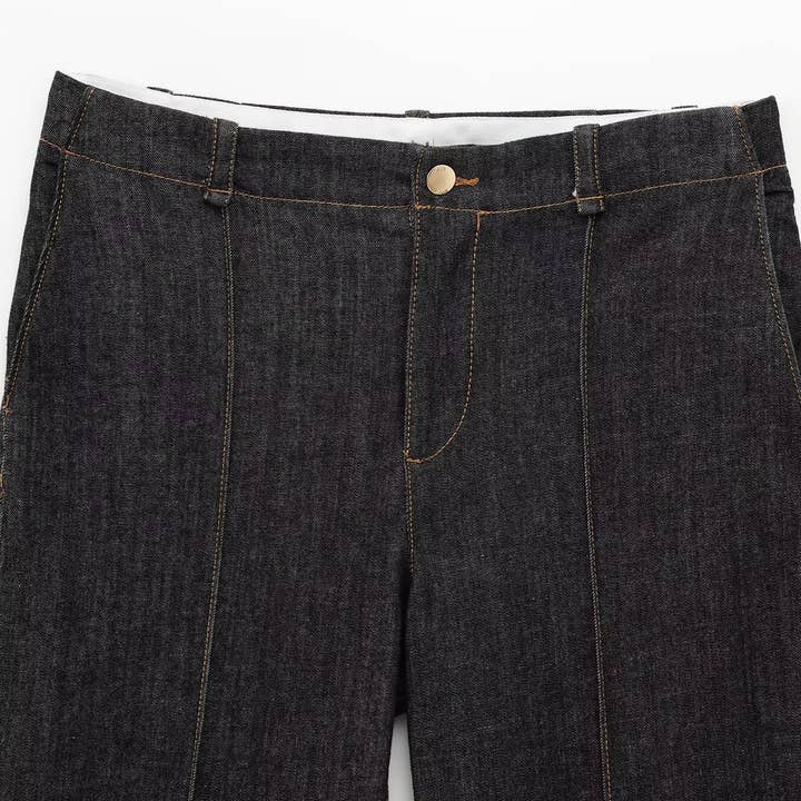 Marayn - Wholesale Top & Pant Set (NOT Loungewear) - Women's - Spring Denim Set Chic Womens Long Sleeve Outfit15