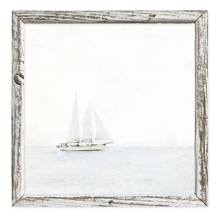 'Sailboat' Shelf Art for wholesale by Sweet Gumball Inc.