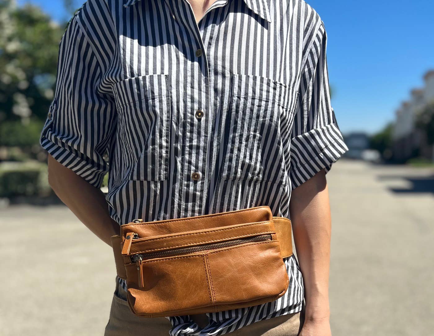 Roma Leathers, Inc. - Wholesale Belt Bag - Women's - 3070 Fanny pack waist bag sling bag9