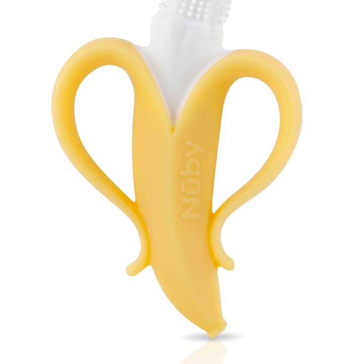 Nuby - Wholesale Teether (Not Clip-On) - Baby - NanaNubs Banana Massaging Toothbrush