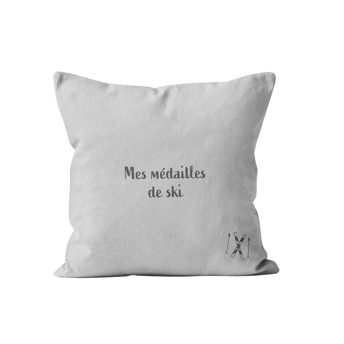 Coast and Valley – wholesale Throw/decorative pillow – Ski medal cushion0