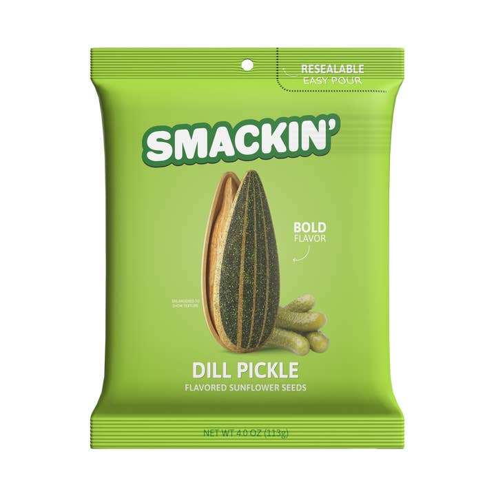 SMACKIN' Dill Pickle 4oz 12p for wholesale by Sahara Stock & Go wholesale
