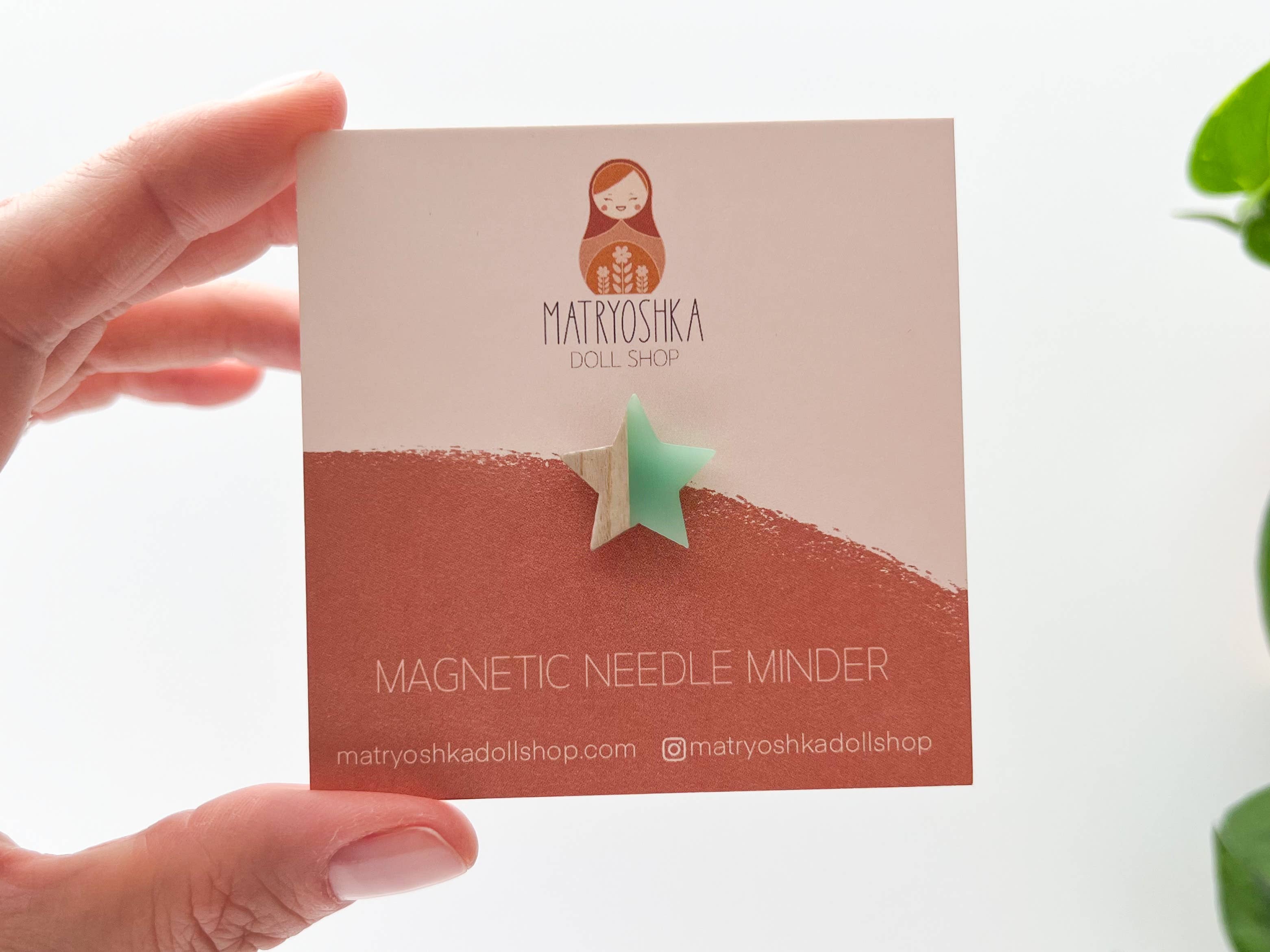 Matryoshka Doll Shop – wholesale Embroidery/cross-stitch supplies – Star magnetic needle minder, needle magnet, needle keeper2
