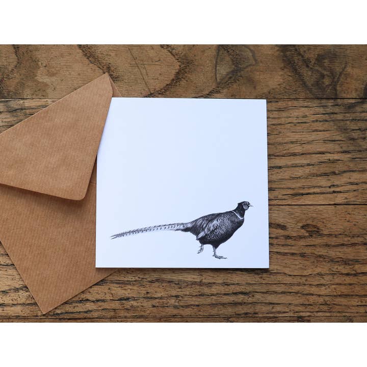 Art Card 'Pleasant Pheasant' for wholesale by Casey Allum