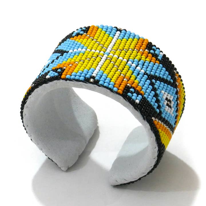 perlet manchetarmbånd, Tribal Armbånd, Seed Bead armbånd for engroshandel hos KANGURAH